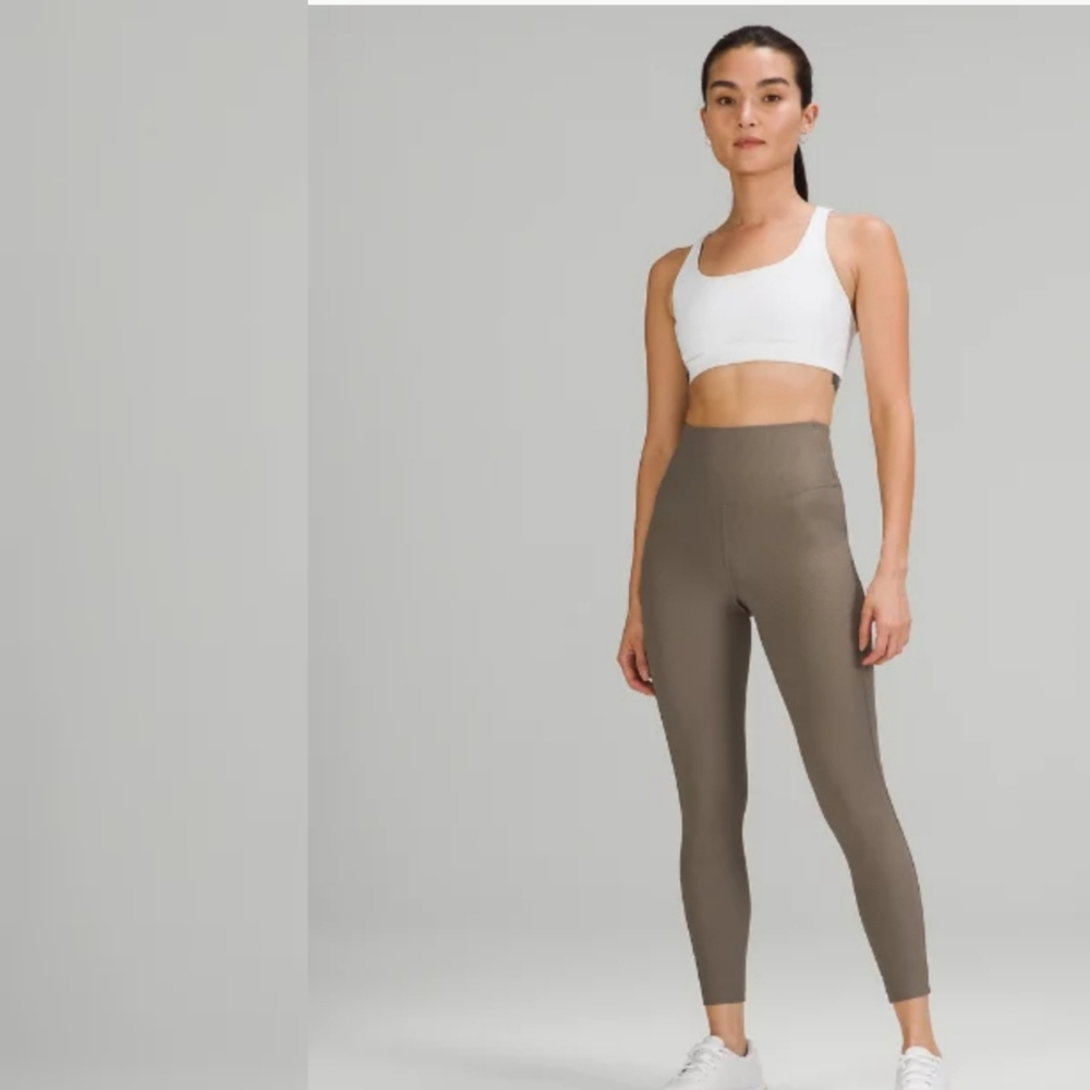 Lululemon “Rover”Base Pace High-Rise Leggings 24" Ribbed Nulux Asia fit rover